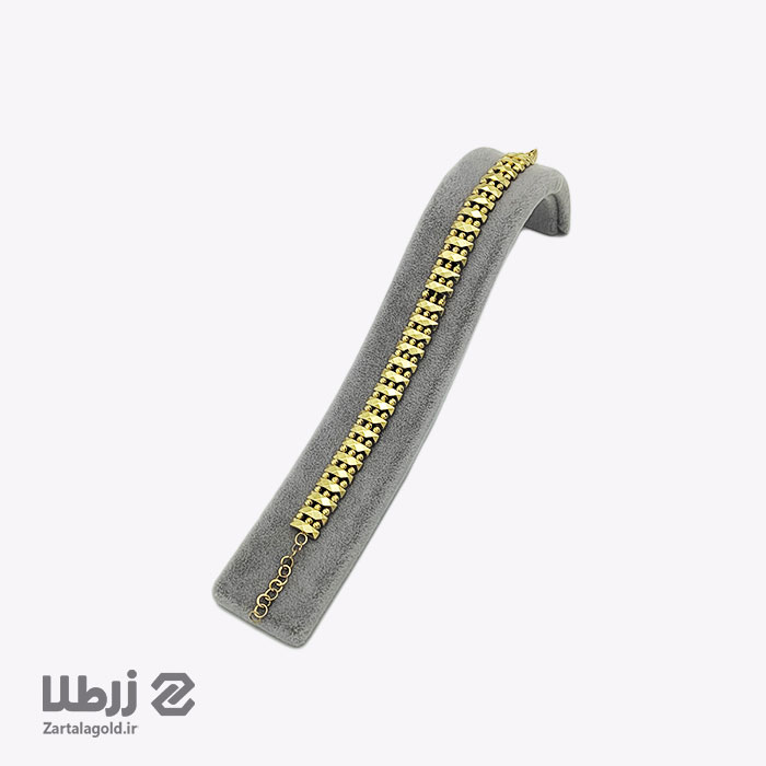 دستبند طلا طرح ایتال کد B5801 دستبند طلا طرح ایتال کد B5801