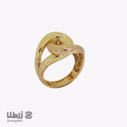 انگشتر طلا زنانه طرح گره کد R1107