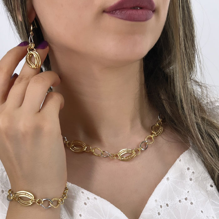 گوشواره طلا آویز طرح لکسوس کد E1031
