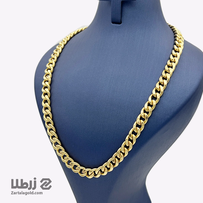 گردنبند طلا طرح زنجیر کارتیه N6372