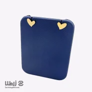 گوشواره میخی طرح قلب کج کد E2829