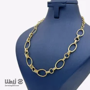 نیم ست طلا طرح لکسوس حلقه ای کد NS6586