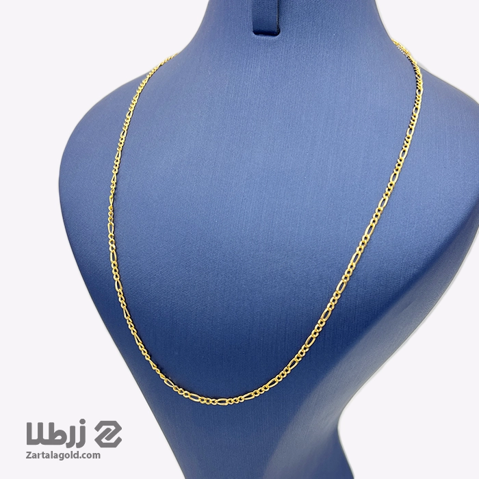 زنجیر فیگارو طلا سایز ظریف کد N1257 زنجیر فیگارو طلا سایز ظریف کد N1257