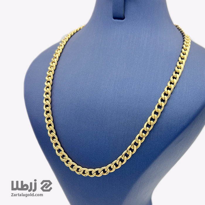 گردنبند طلا طرح کارتیه متوسط کد N6259