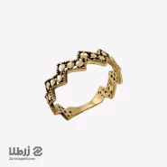 انگشتر طلا زنانه طرح میهن کد R2309
