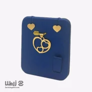 نیم ست طلا طرح قلبی کد NS2335
