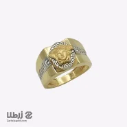 انگشتر طلا زنانه ورساچ طرح دار کد R2630