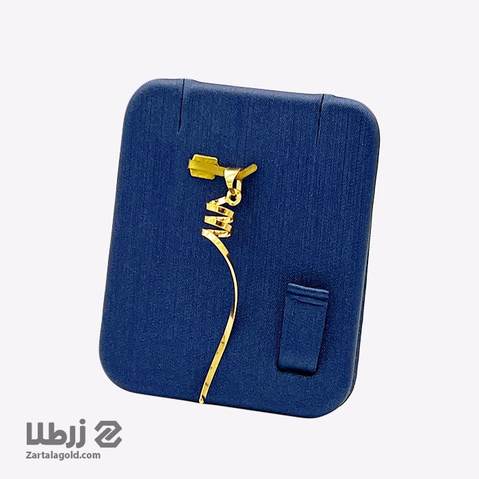 پلاک طلا طرح هلیکس کد P2132 پلاک طلا طرح هلیکس کد P2132
