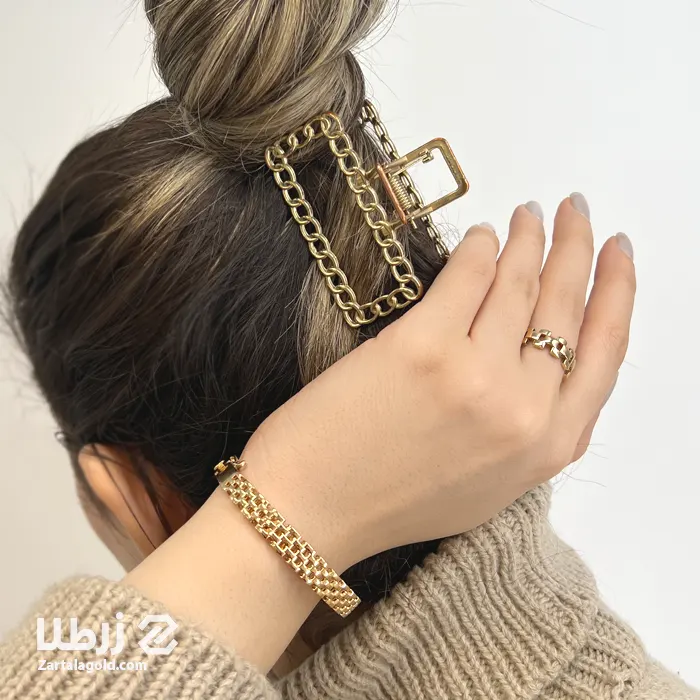 انگشتر طلا طرح رولکس کد R1544 انگشتر طلا طرح رولکس کد R1544