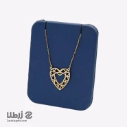 گردنبند طلا طرح قلب اوریگامی کد N4175