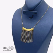 گردنبند طلا طرح رشته های زنجیر