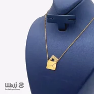 گردنبند طلا طرح پاکت نامه