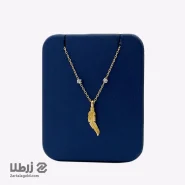 گردنبند طلا طرح پر کد N870