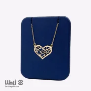 گردنبند طلا طرح قلب اوریگامی کد N4193