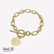 دستبند طلا طرح تیفانی با زنجیر یکنواخت کد B6194