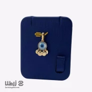 پلاک طلا طرح چشم نظر دایره کد P4068
