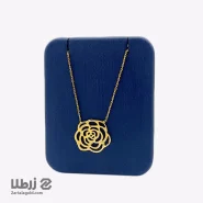 گردنبند لیزری طلا طرح گل کد N4194