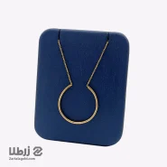 گردنبند زنجیری طلا دایره مینیمال کد N2567