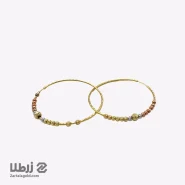 گوشواره حلقه ای 15 گوی البرنادو سایز بزرگ کد E3875