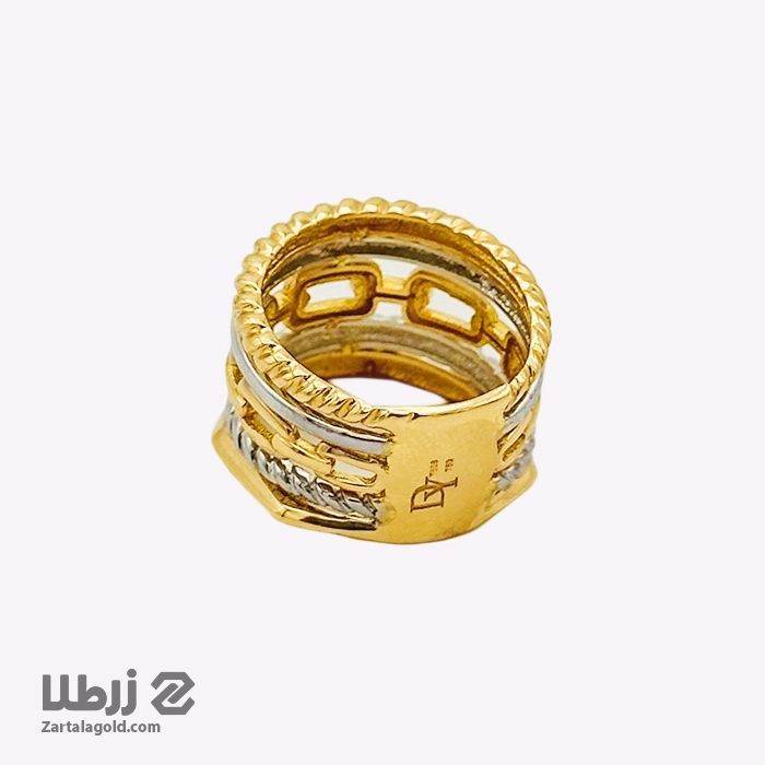 انگشتر طلا پورتوفینو رزگلد کد R15024 انگشتر طلا پورتوفینو رزگلد کد R15024