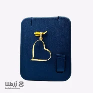 پلاک طلا طرح قلب پیچ کد P14991