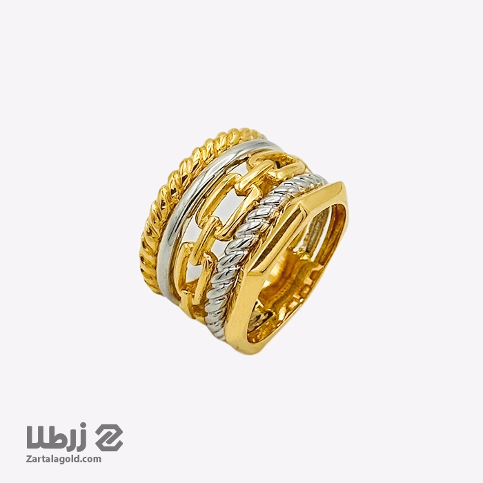 انگشتر طلا پورتوفینو رزگلد کد R15024 انگشتر طلا پورتوفینو رزگلد کد R15024