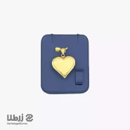 پلاک طلا طرح قلب سه بعدی کد P15926