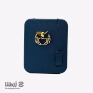 پلاک طلا طرح قلب و بال فرشته کد P17537