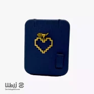 پلاک طلا طرح قلب پیکسلی کد P11449