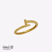 انگشتر طلا طرح میخ کد R16392