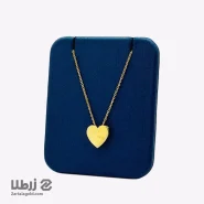 گردنبند طلا طرح قلب سه بعدی کد N16158
