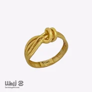 انگشتر طلا گره طرحدار کد R15744