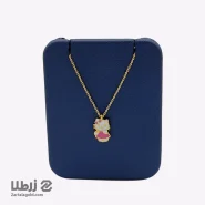 گردنبند طلا طرح کیتی کد N16357