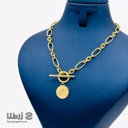 گردنبند زنجیری تیفانی طرح پلاک الیزابت کد N17159