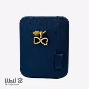 گردنبند طلا طرح بی نهایت قلبی کد P17890