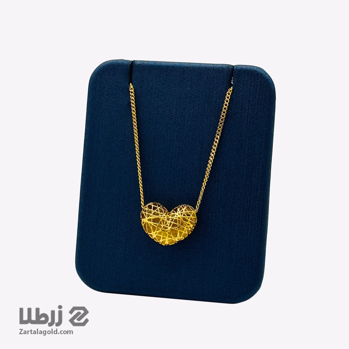 گردنبند طلا طرح قلب فیوژنی کد N11169 گردنبند طلا طرح قلب فیوژنی کد N11169