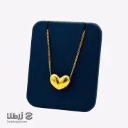 گردنبند طلا طرح قلب فیوژنی کد N11169