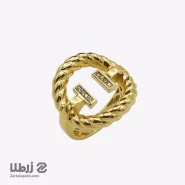 انگشتر زنانه طلا طرح تیفانی نگین دار کد R17901