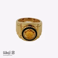 انگشتر مردانه طلا رولکسی طرح تاج کد R18463
