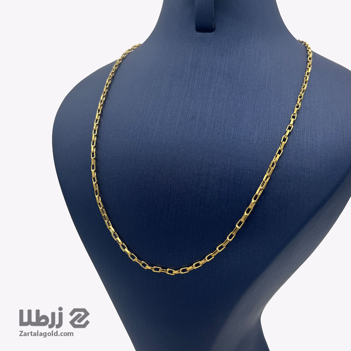 زنجیر طلا طرح دیپلمات ریز 56 سانتی کد N18362