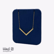 گردنبند طلا طرح وی V کد N18507