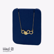 گردنبند طلا طرح قلب توپر و خالی کد N18502