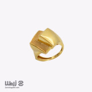 انگشتر زنانه طلا مربع حاشیه دار کد R18767