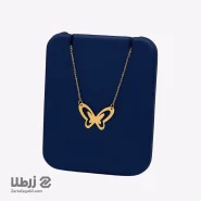 گردنبند طلا طرح پروانه کد N17924