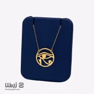 گردنبند طلا طرح چشم N17925
