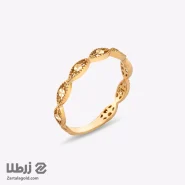 انگشتر میهن طلا طرح کشیده