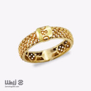 انگشتر طلا طرح D & G کد R18550