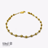 دستبند طلا زنجیری طرح گوی البرنادو کد B19322