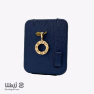 پلاک طلا طرح کارتیه لاو گرد کد P20192