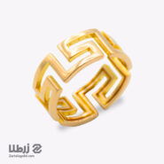 انگشتر طلا طرح ورساچ کد R20387